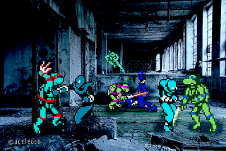 Illustration for article titled Classic Video Games With Real-Life Backdrops Are Delightful